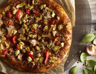 Roasted Vegetable Pizza, Vegan standard image