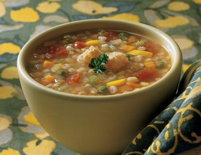 Organic Vegetable Barley Soup standard image