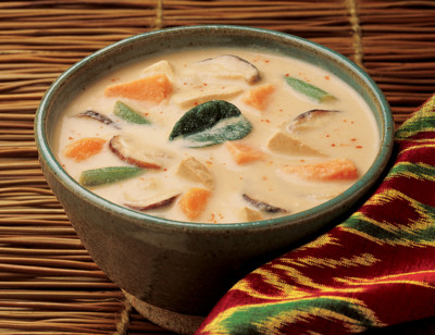Thai Coconut Soup - Tom Kha Phak standard image