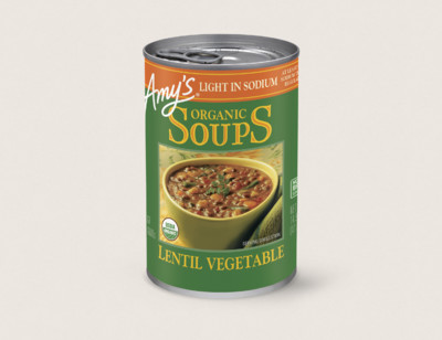 Organic Lentil Vegetable Soup, Light in Sodium hover image