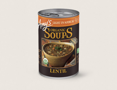 Organic Lentil Soup, Light in Sodium hover image