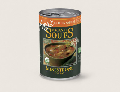 Organic Minestrone Soup, Light in Sodium hover image
