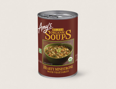 Organic Hearty Minestrone with Vegetables hover image