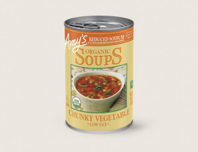 Organic Chunky Vegetable Soup, Reduced Sodium hover image