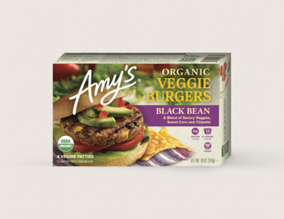 Organic Black Bean Veggie Burger hover image