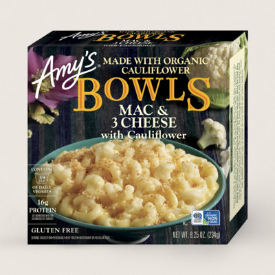 Mac & 3 Cheese with Cauliflower Bowl