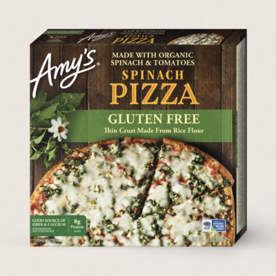 Gluten Free Spinach Pizza