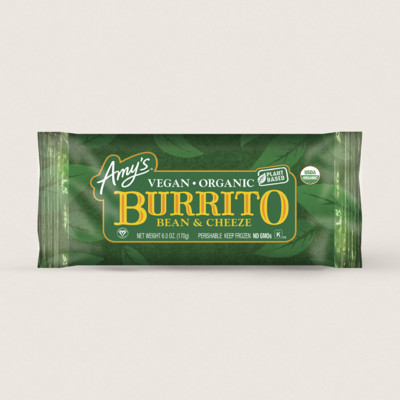 Organic Vegan Bean & Cheeze Burrito