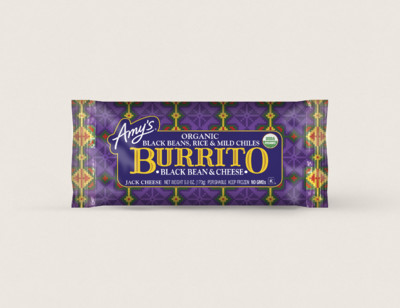 Organic Black Bean & Cheese Burrito standard image