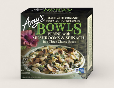 Mushroom & Spinach Penne Bowl