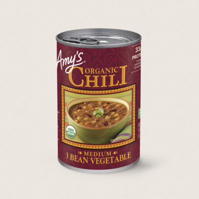 Organic 3 Bean Vegetable Chili
