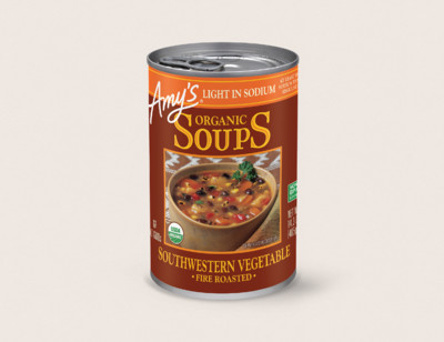 Organic Fire Roasted Southwestern Vegetable Soup, Light in Sodium hover image