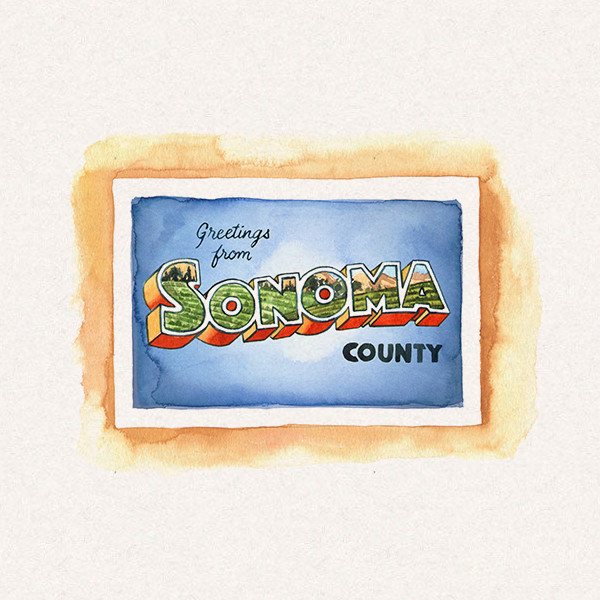 Amy's Sonoma postcard