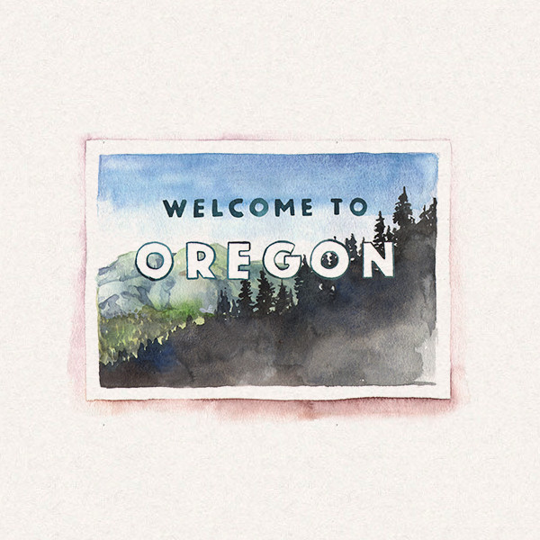 Amy's Oregon postcard