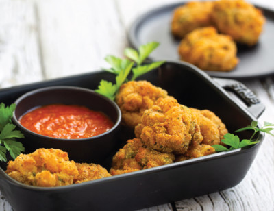 Vegan Broccoli & Cheeze Bake Balls