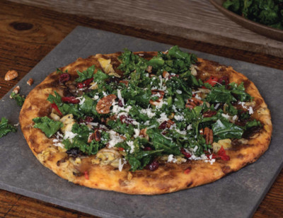 Leftover Salad Pizza