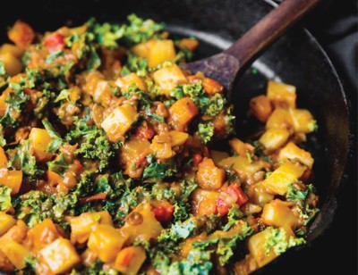 Lentil Stew With Potatoes and Kale