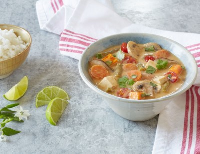 Loaded Thai Coconut Soup