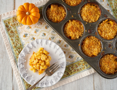 Mac & Cheese Bites with Panko Crumbs