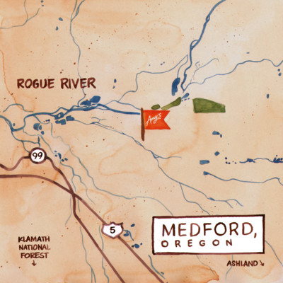 Amy's Medford Map