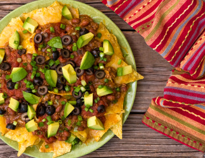 Microwave Chili Nachos