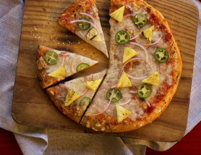 Spicy Grilled Pineapple Pizza