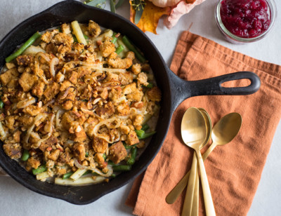 Green Bean Casserole with Amy's Porcini Bisque