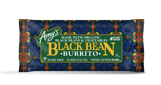 Black Bean Vegetable Burrito