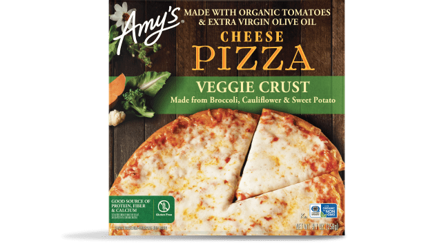GF Cheese Veggie Crust Pizza