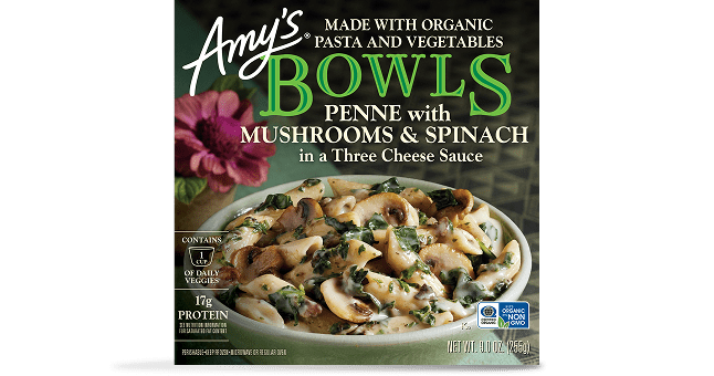 Mushroom & Spinach Penne Bowl